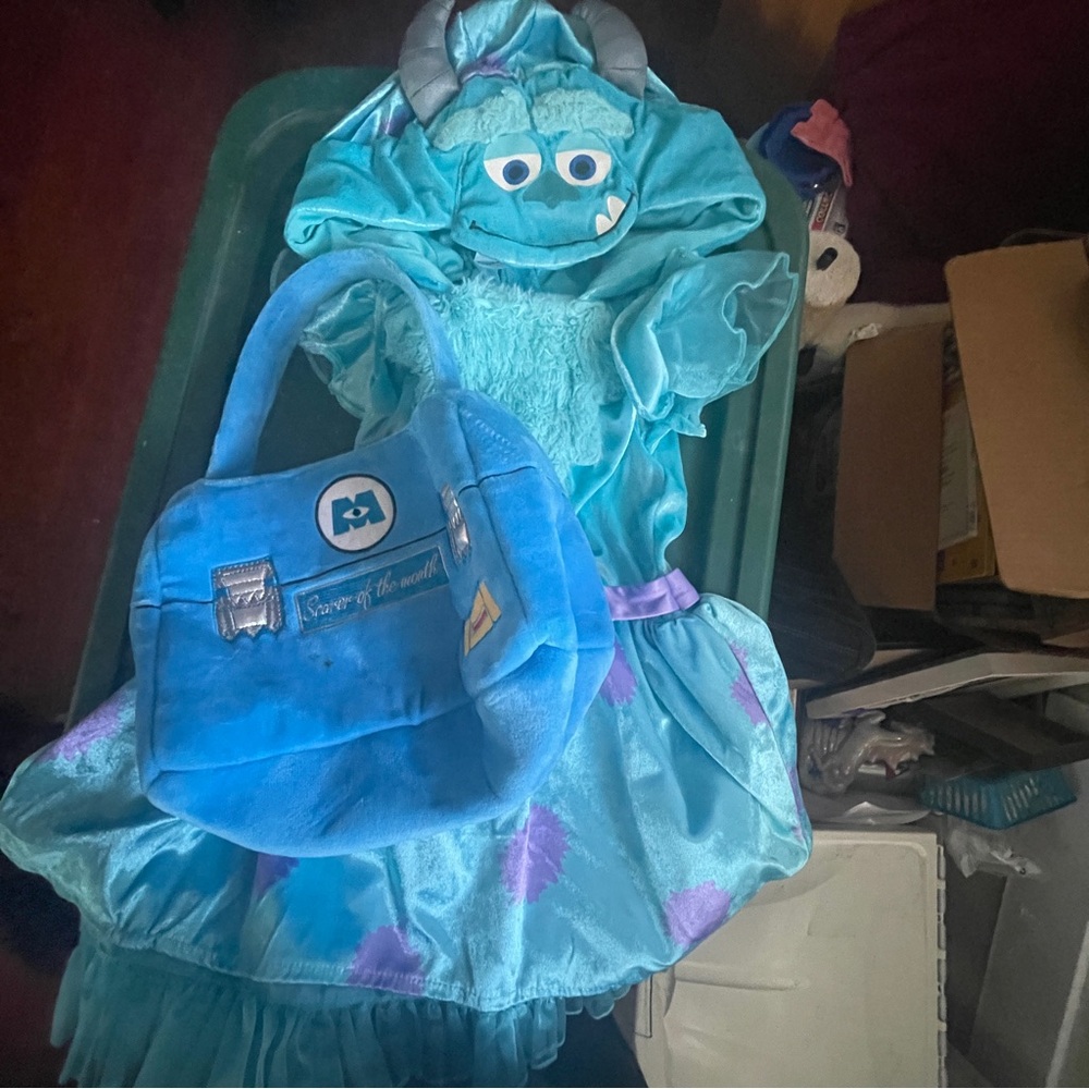 Kids Sully Costume with bag